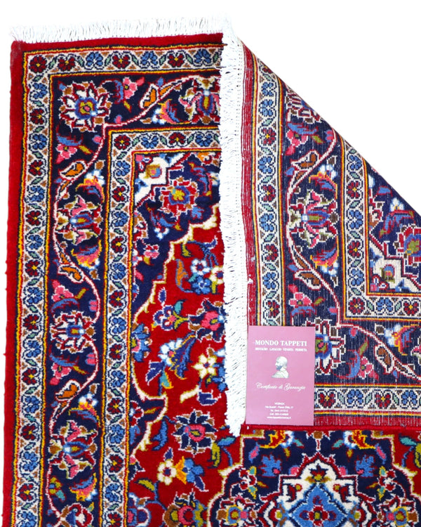 Tappeto Kashan 156x100 cm fatto a mano in lana persiano