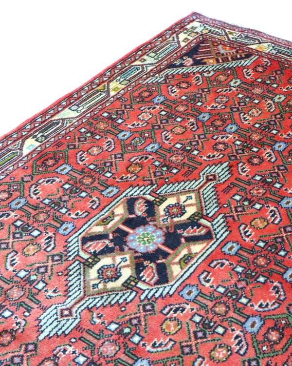 Tappeto Hamedan fatto a mano in lana persiano 165x102 cm