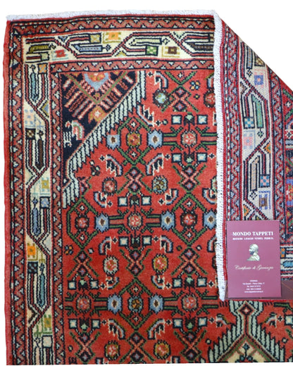 Tappeto Hamedan fatto a mano in lana persiano 165x102 cm
