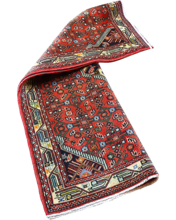 Tappeto Hamedan fatto a mano in lana persiano 165x102 cm