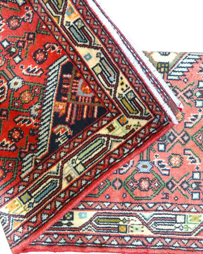 Tappeto Hamedan fatto a mano in lana persiano 165x102 cm