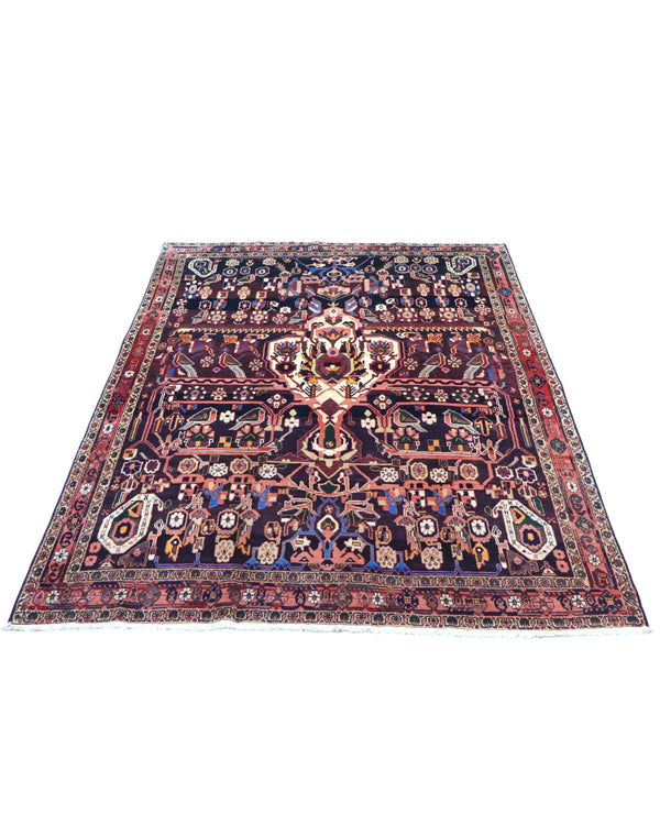 Tappeto Afshari annodato a mano 225x167 cm per grandi ambienti