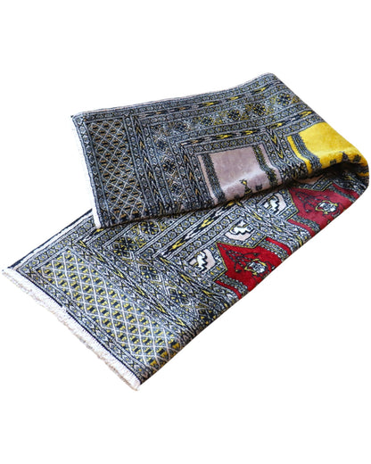 Tappeto Kashmar 153x92 cm, lavorazione artigianale, perfetto per spazi eleganti.