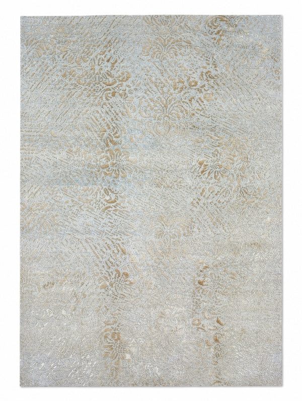 Modern Persian Rug 280x185 cm Ivory and Beige Floral